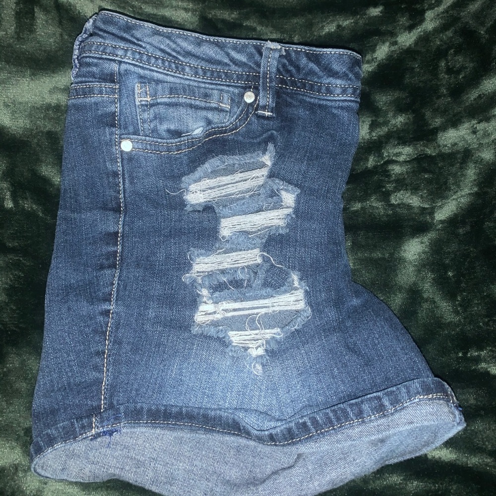Denim shorts